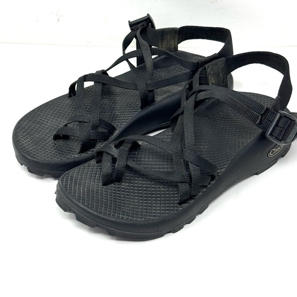 Chaco ZX/2 Classic Black Strappy Sport Sandals Women’s Sz 8 - Picture 1 of 4